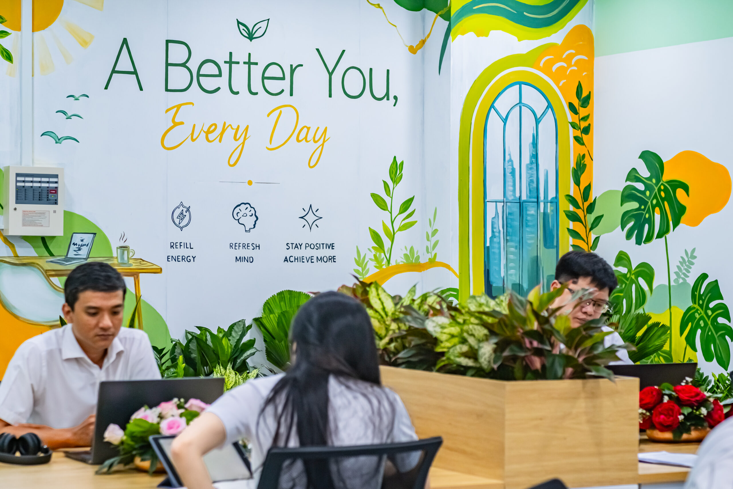 Cộng đồng thành viên trong không gian coworking
